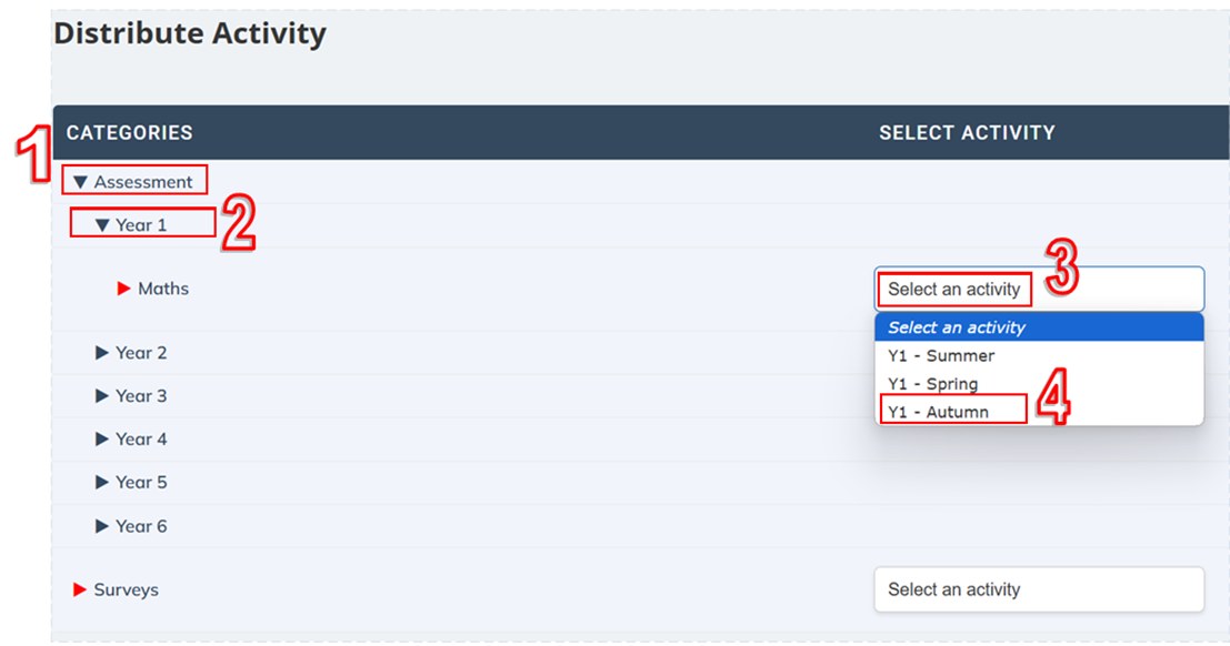 Distribute Assessments (Set Up and Assign Tests) – iTRACK Education Support